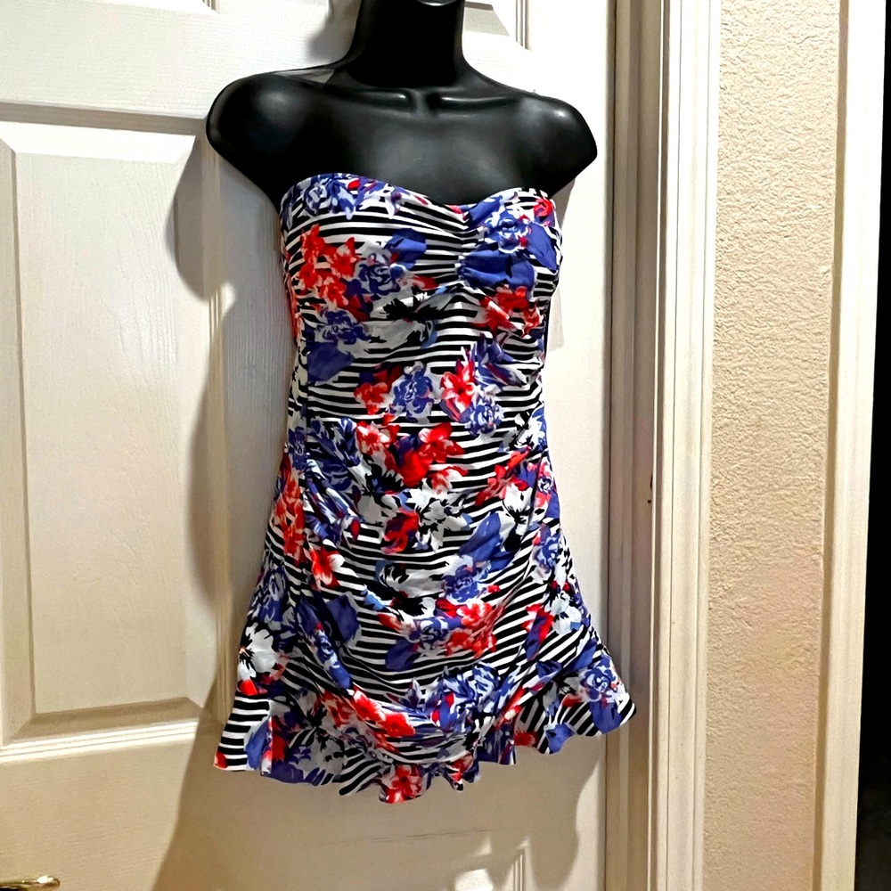 Allen B. Strapless One piece